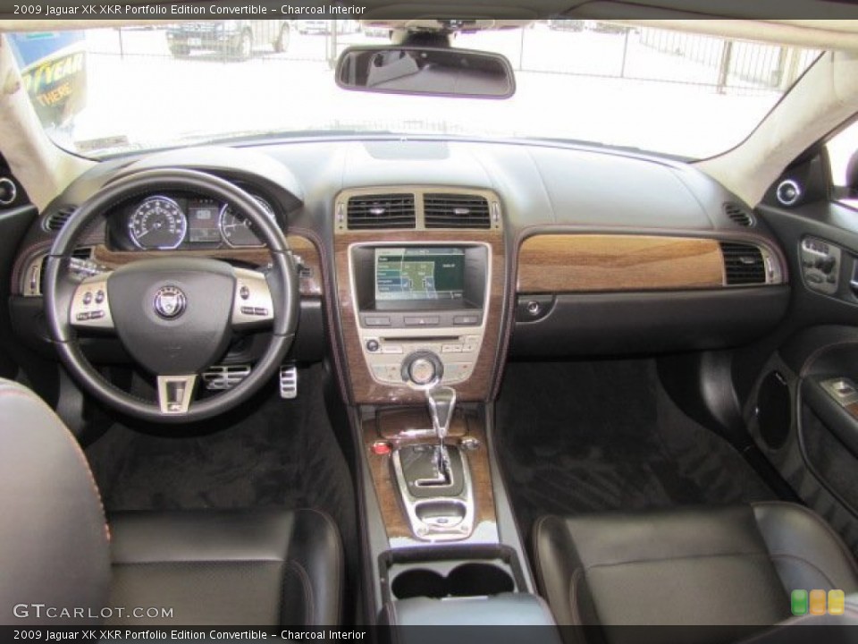 Charcoal Interior Dashboard for the 2009 Jaguar XK XKR Portfolio Edition Convertible #66335799