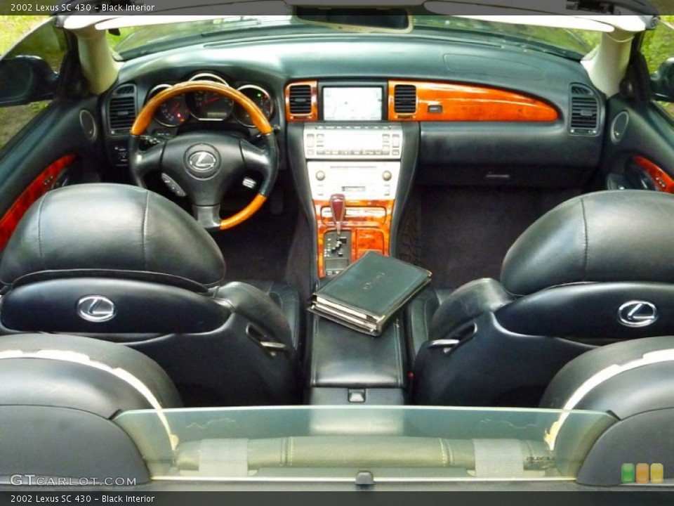 Black Interior Dashboard for the 2002 Lexus SC 430 #66335874
