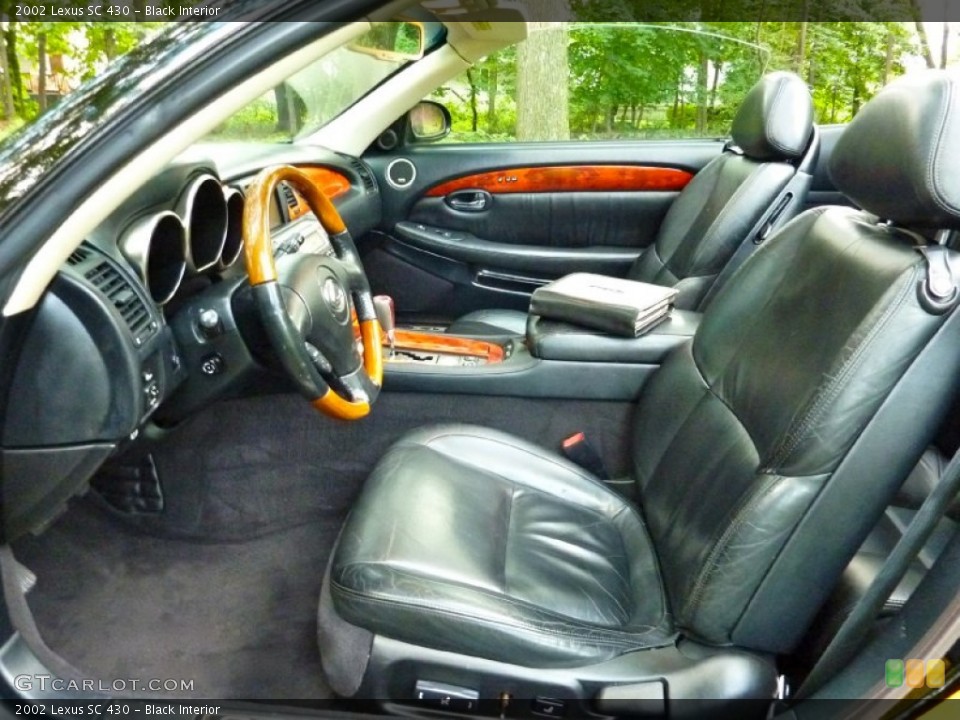 Black Interior Photo for the 2002 Lexus SC 430 #66335880