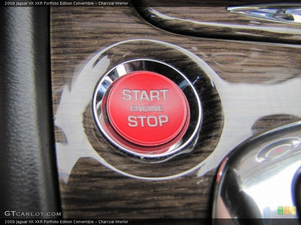 Charcoal Interior Controls for the 2009 Jaguar XK XKR Portfolio Edition Convertible #66335955