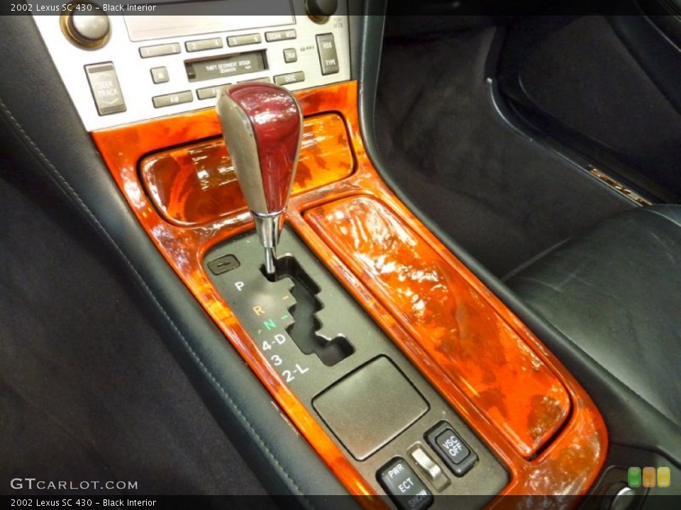 Black Interior Transmission for the 2002 Lexus SC 430 #66335970