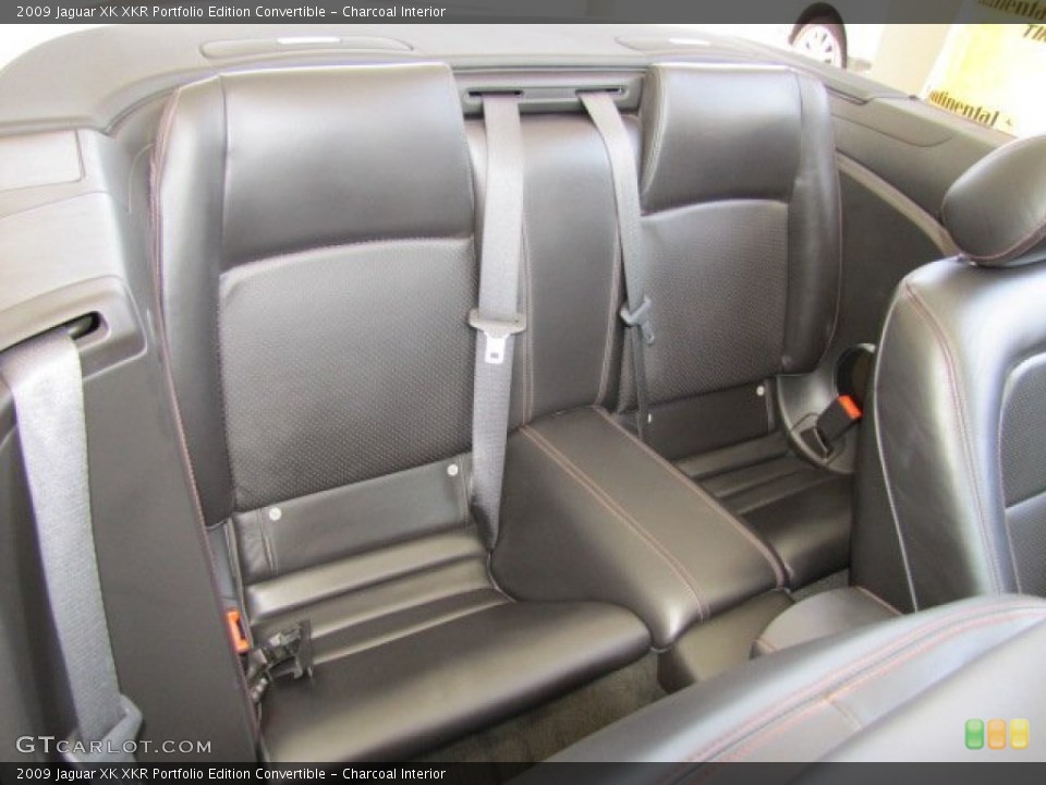 Charcoal Interior Rear Seat for the 2009 Jaguar XK XKR Portfolio Edition Convertible #66335986