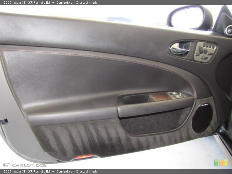 Charcoal Interior Door Panel for the 2009 Jaguar XK XKR Portfolio Edition Convertible #66336033