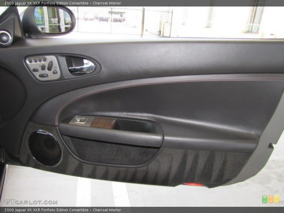 Charcoal Interior Door Panel for the 2009 Jaguar XK XKR Portfolio Edition Convertible #66336039