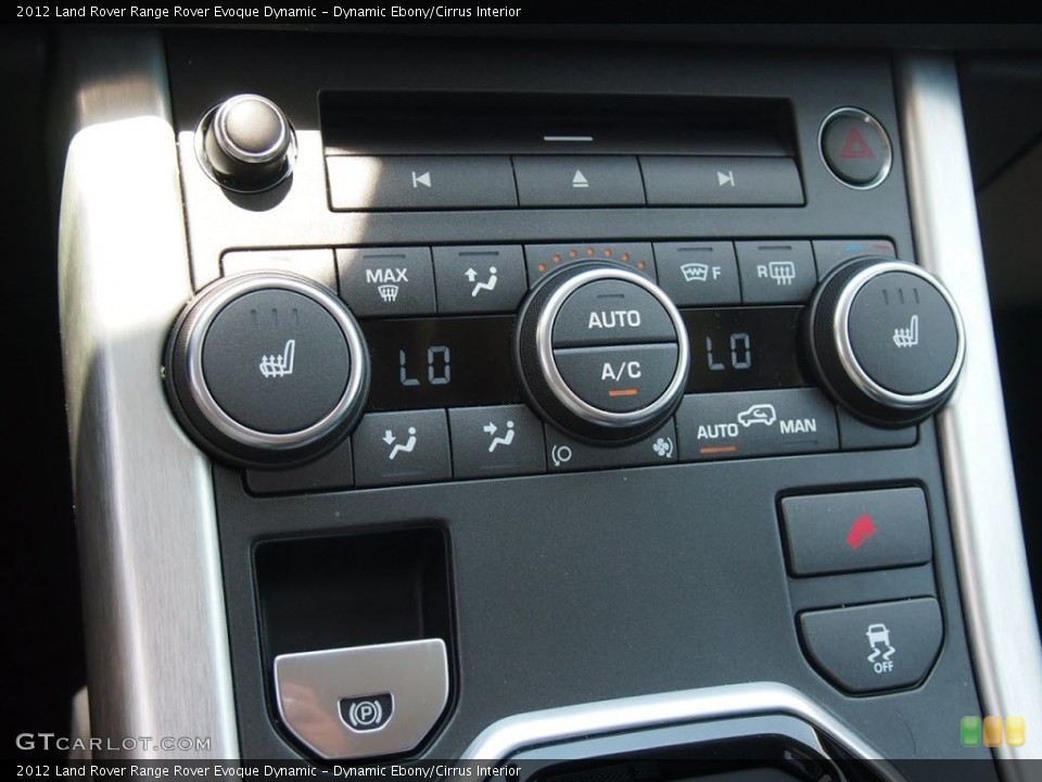 Dynamic Ebony/Cirrus Interior Controls for the 2012 Land Rover Range Rover Evoque Dynamic #66336144
