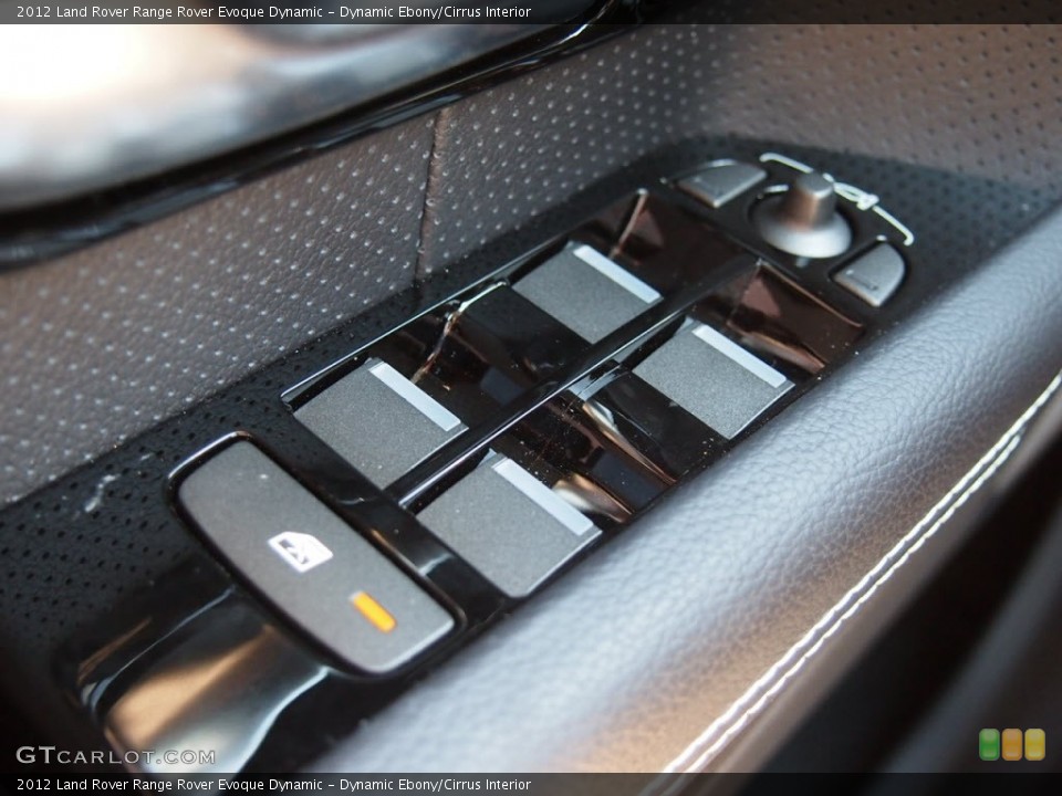 Dynamic Ebony/Cirrus Interior Controls for the 2012 Land Rover Range Rover Evoque Dynamic #66336150
