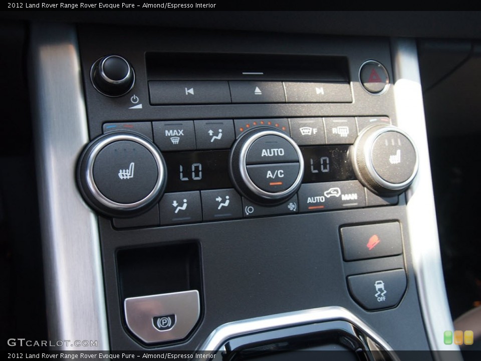 Almond/Espresso Interior Controls for the 2012 Land Rover Range Rover Evoque Pure #66336225