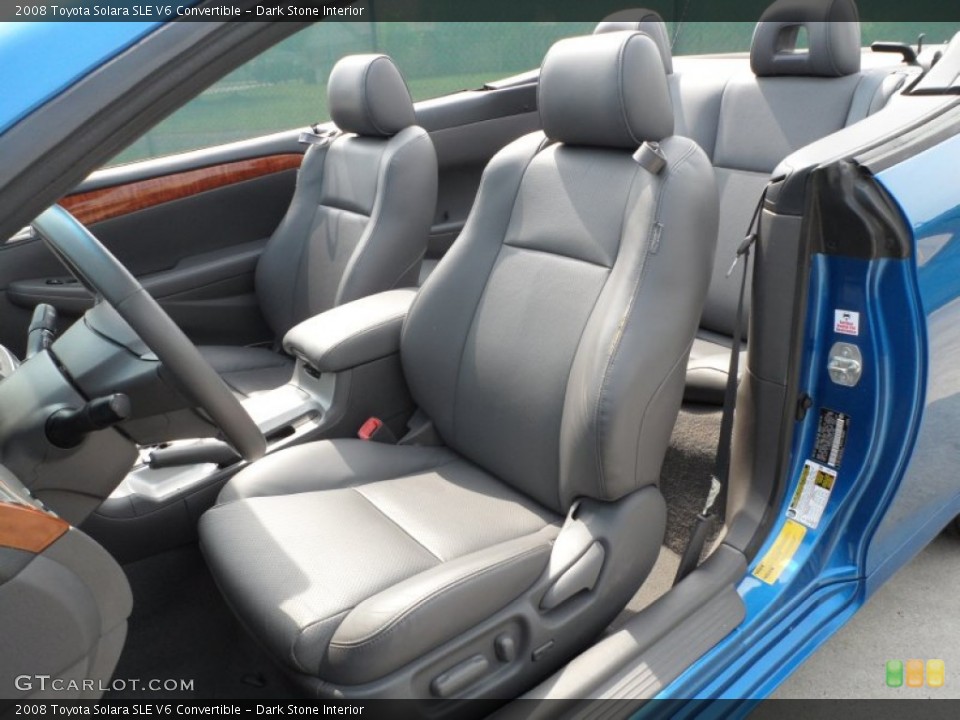 Dark Stone Interior Photo for the 2008 Toyota Solara SLE V6 Convertible #66336525