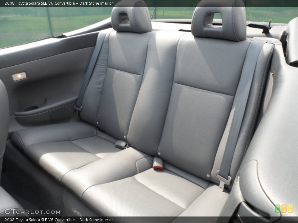 Dark Stone Interior Photo for the 2008 Toyota Solara SLE V6 Convertible #66336534