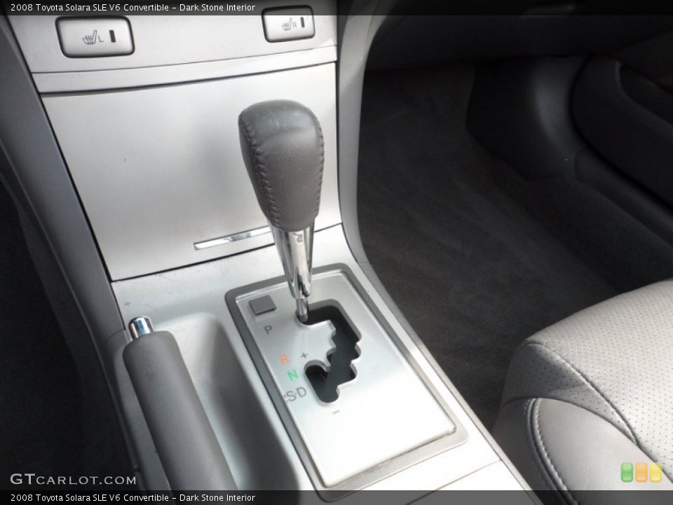 Dark Stone Interior Transmission for the 2008 Toyota Solara SLE V6 Convertible #66336552