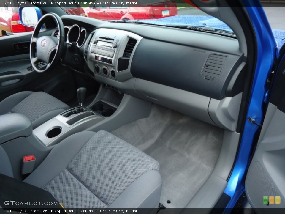 Graphite Gray Interior Photo for the 2011 Toyota Tacoma V6 TRD Sport Double Cab 4x4 #66339533