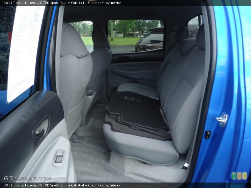 Graphite Gray Interior Photo for the 2011 Toyota Tacoma V6 TRD Sport Double Cab 4x4 #66339566