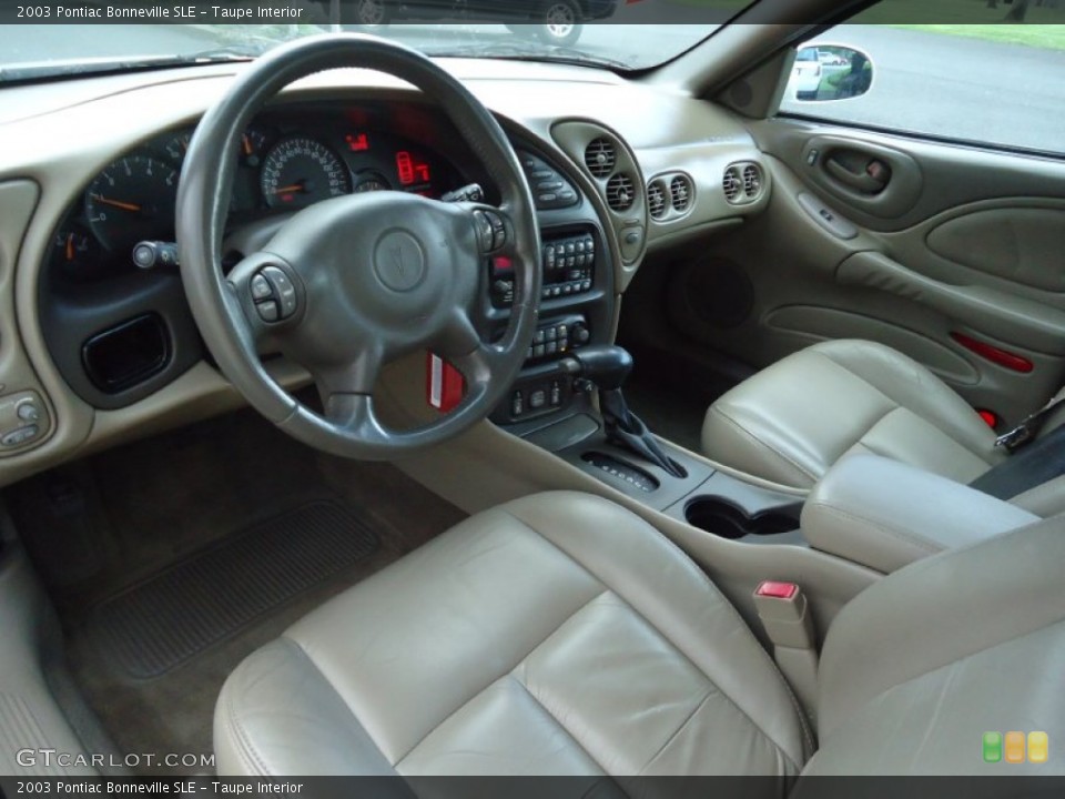 Taupe Interior Photo for the 2003 Pontiac Bonneville SLE #66340472