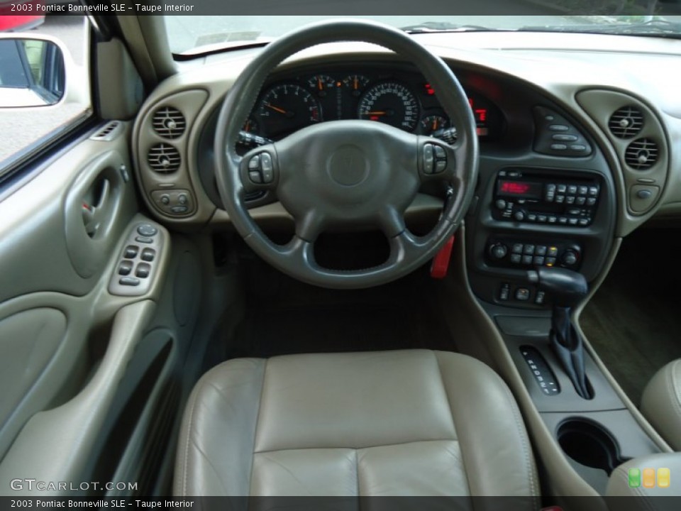 Taupe Interior Dashboard for the 2003 Pontiac Bonneville SLE #66340519