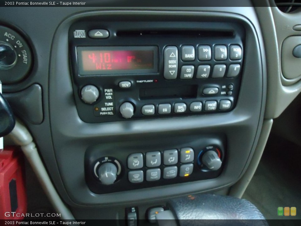 Taupe Interior Controls for the 2003 Pontiac Bonneville SLE #66340550