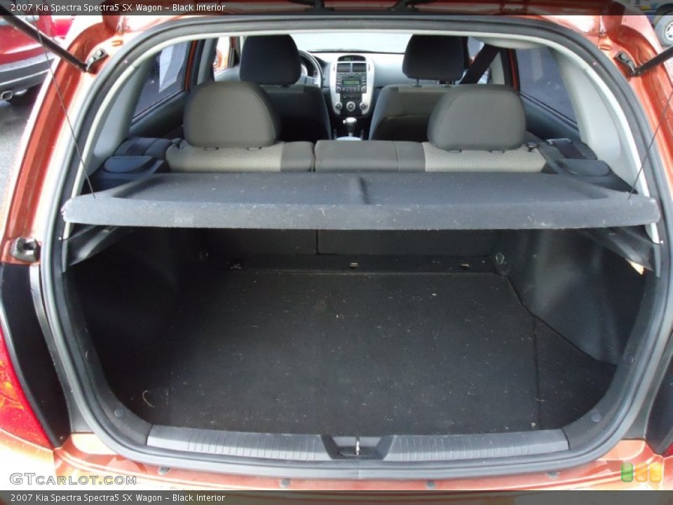 Black Interior Trunk for the 2007 Kia Spectra Spectra5 SX Wagon #66340733