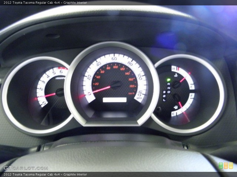 Graphite Interior Gauges for the 2012 Toyota Tacoma Regular Cab 4x4 #66340748