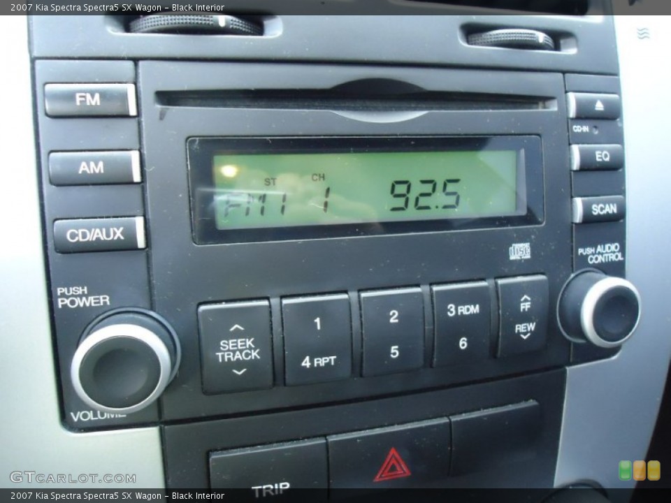 Black Interior Audio System for the 2007 Kia Spectra Spectra5 SX Wagon #66340769