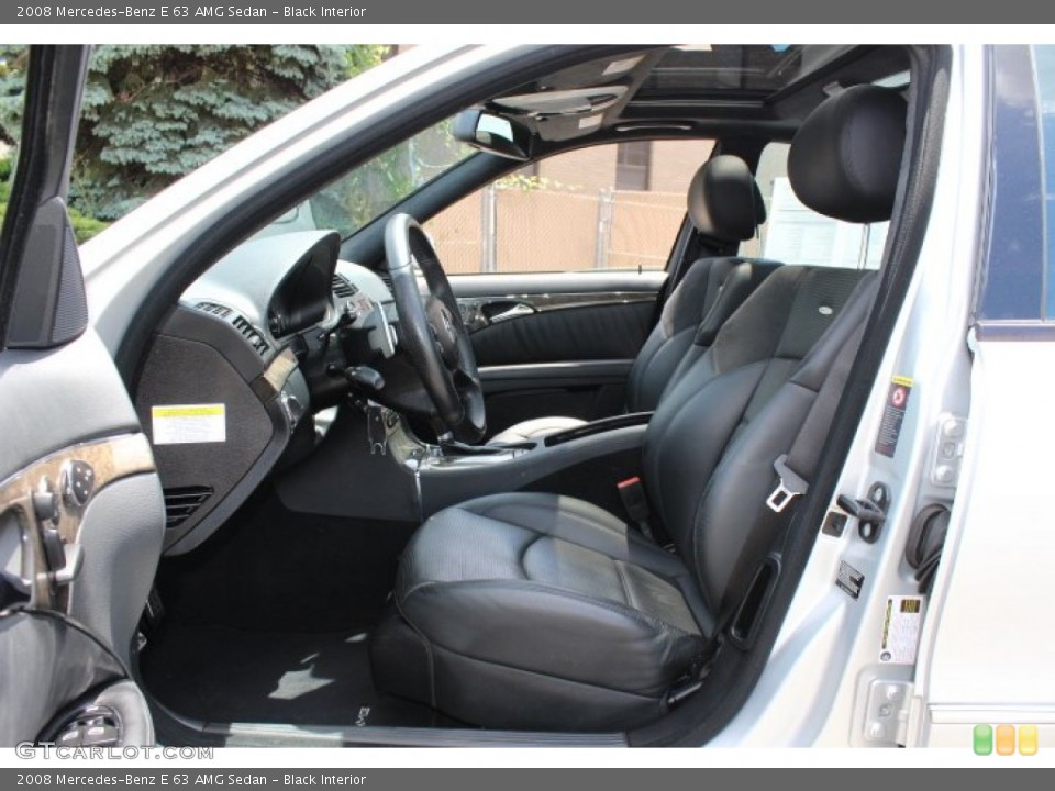 Black Interior Photo for the 2008 Mercedes-Benz E 63 AMG Sedan #66341339
