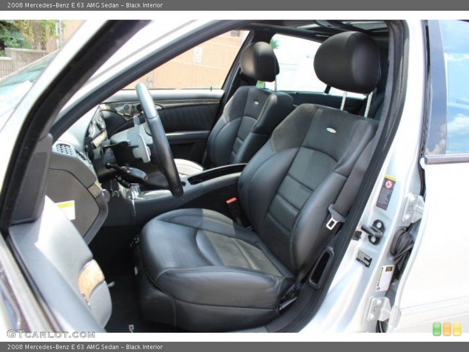 Black Interior Photo for the 2008 Mercedes-Benz E 63 AMG Sedan #66341348