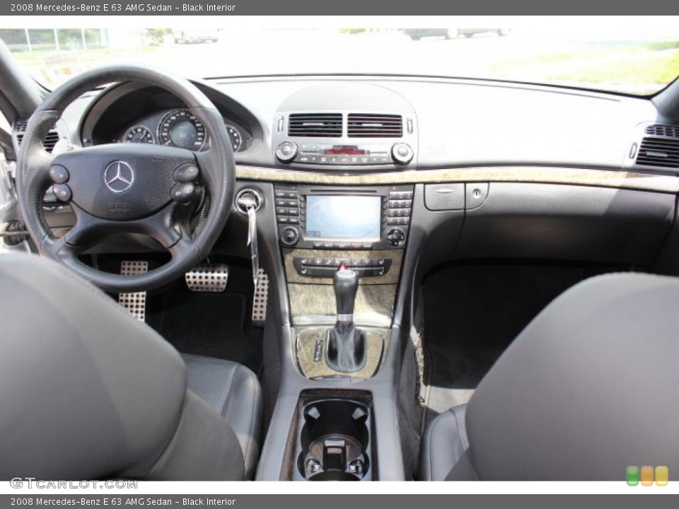 Black Interior Dashboard for the 2008 Mercedes-Benz E 63 AMG Sedan #66341357