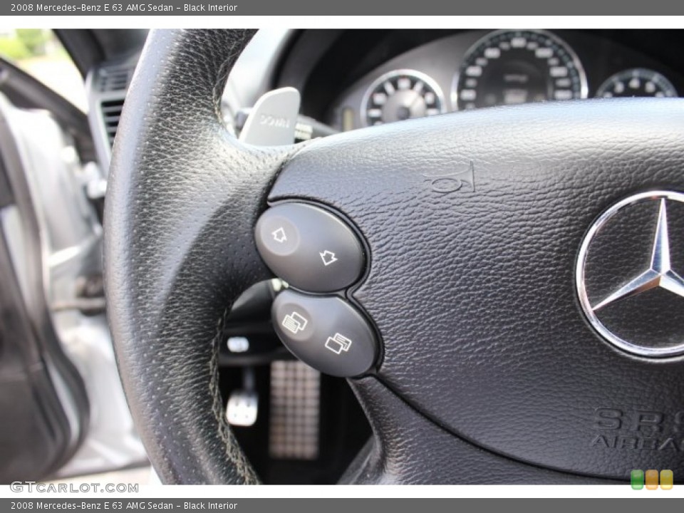 Black Interior Controls for the 2008 Mercedes-Benz E 63 AMG Sedan #66341381