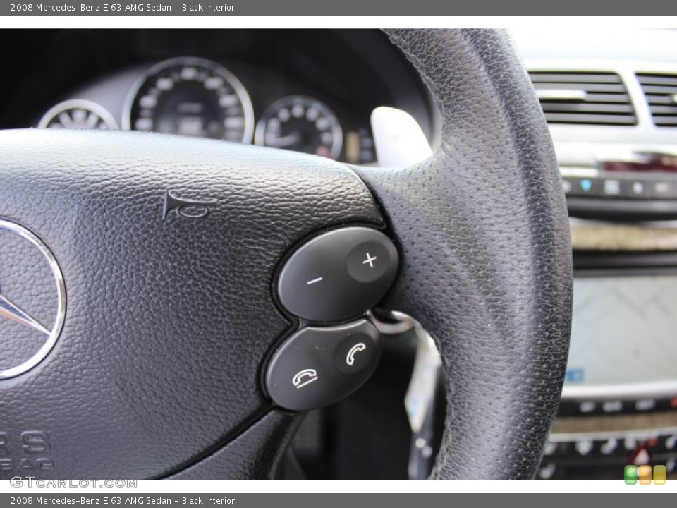 Black Interior Controls for the 2008 Mercedes-Benz E 63 AMG Sedan #66341390