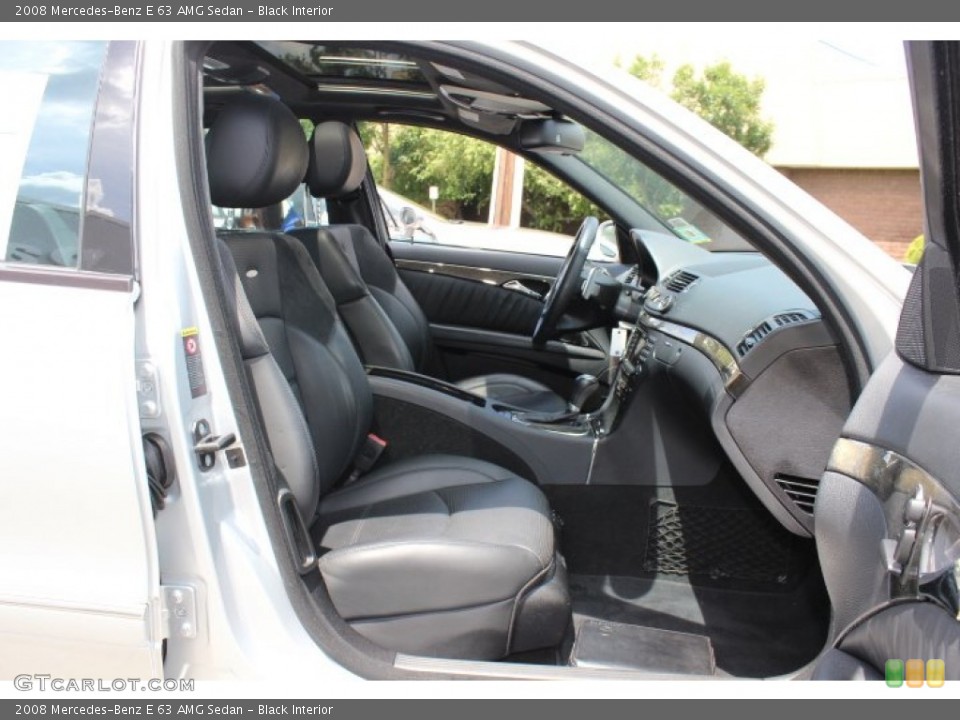 Black Interior Photo for the 2008 Mercedes-Benz E 63 AMG Sedan #66341504
