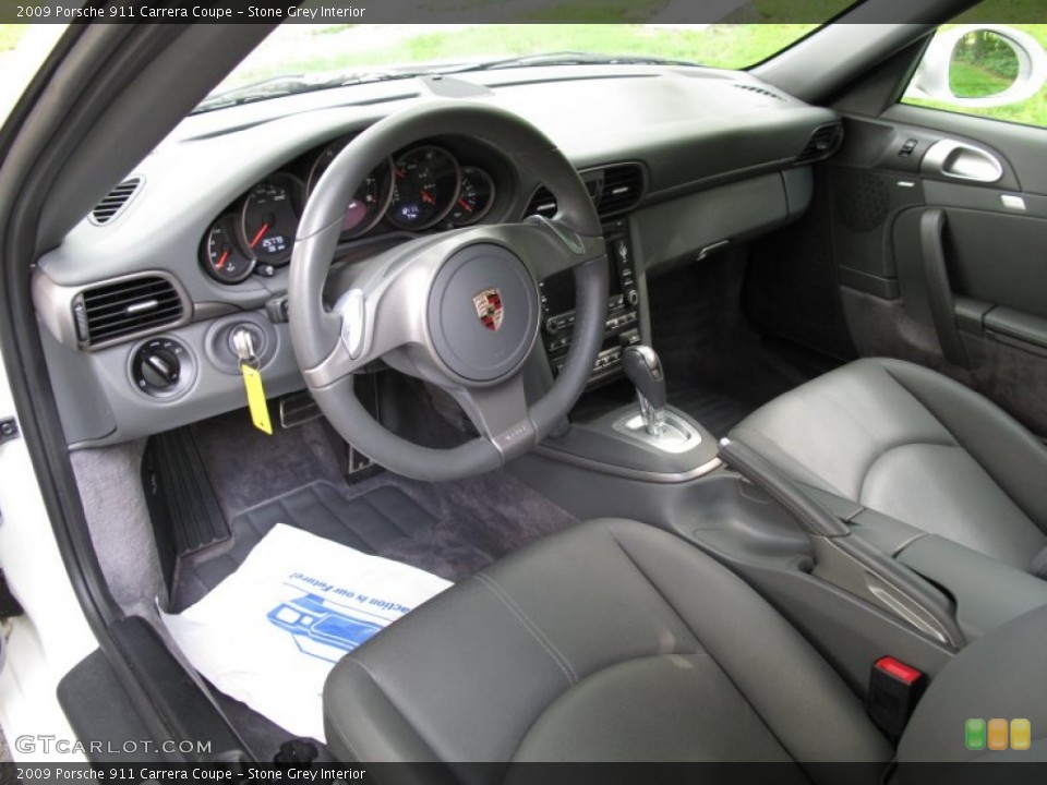 Stone Grey Interior Photo for the 2009 Porsche 911 Carrera Coupe #66341975