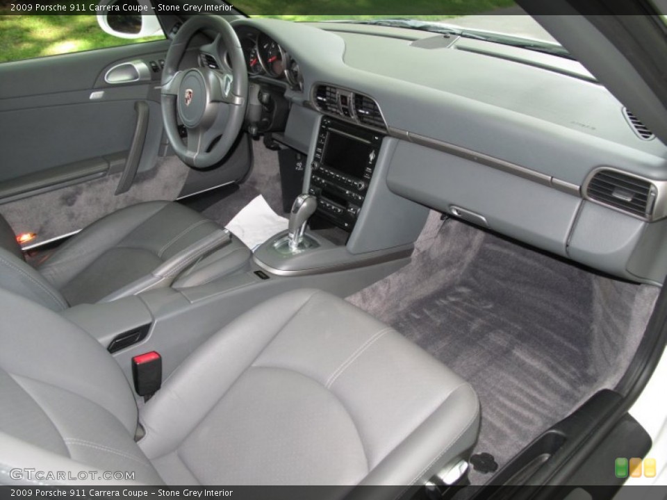 Stone Grey Interior Dashboard for the 2009 Porsche 911 Carrera Coupe #66341996