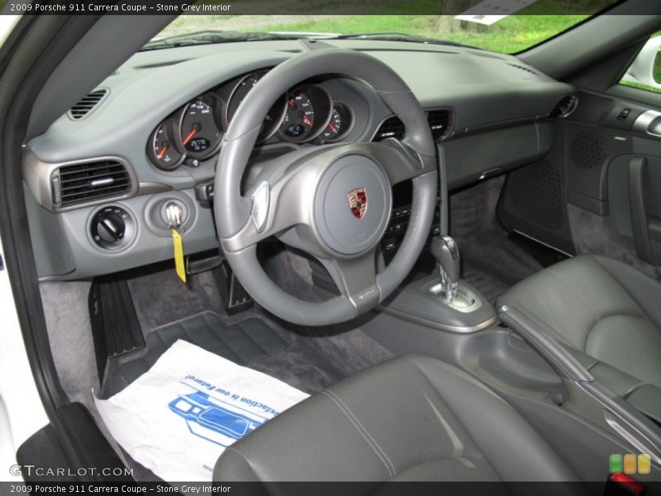 Stone Grey Interior Photo for the 2009 Porsche 911 Carrera Coupe #66342044