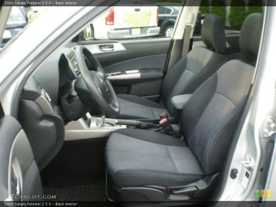 Black Interior Photo for the 2009 Subaru Forester 2.5 X #66344234