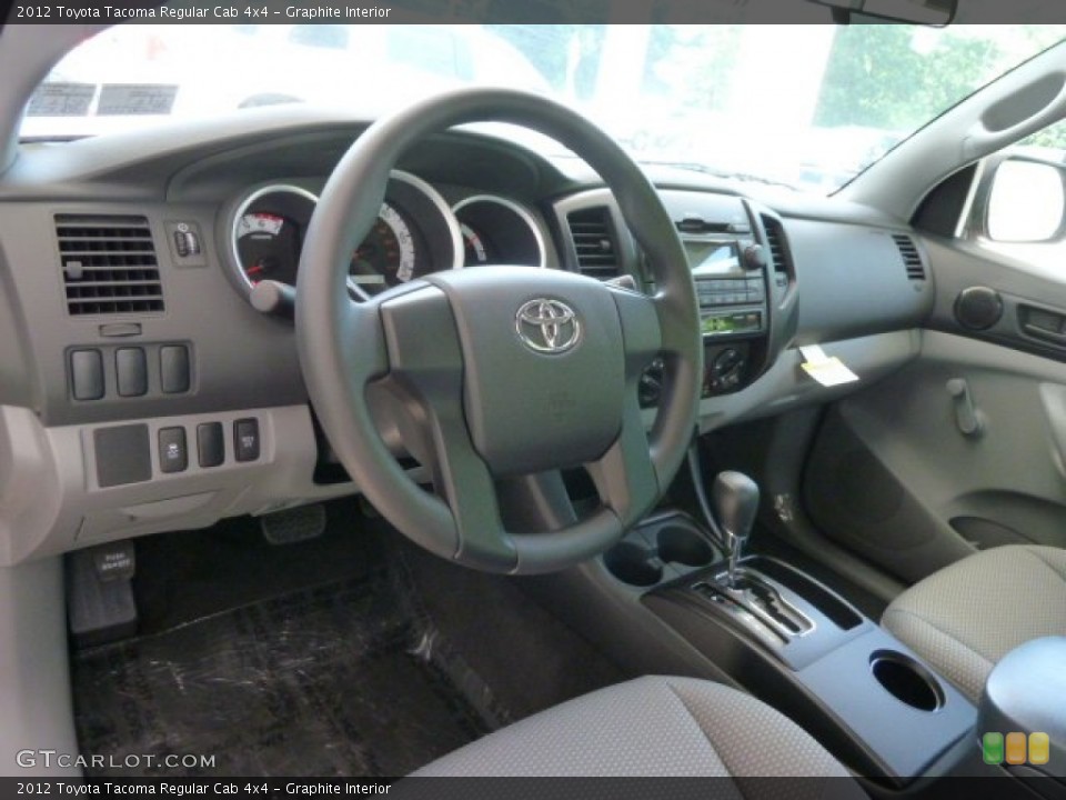Graphite Interior Photo for the 2012 Toyota Tacoma Regular Cab 4x4 #66344945