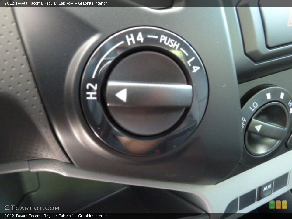 Graphite Interior Controls for the 2012 Toyota Tacoma Regular Cab 4x4 #66344957