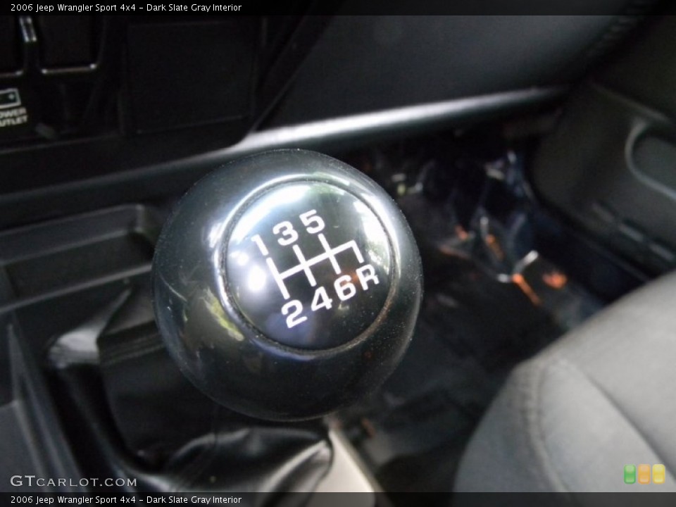 Dark Slate Gray Interior Transmission for the 2006 Jeep Wrangler Sport 4x4 #66345538