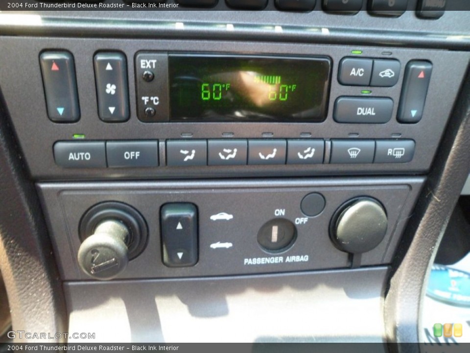 Black Ink Interior Controls for the 2004 Ford Thunderbird Deluxe Roadster #66349397