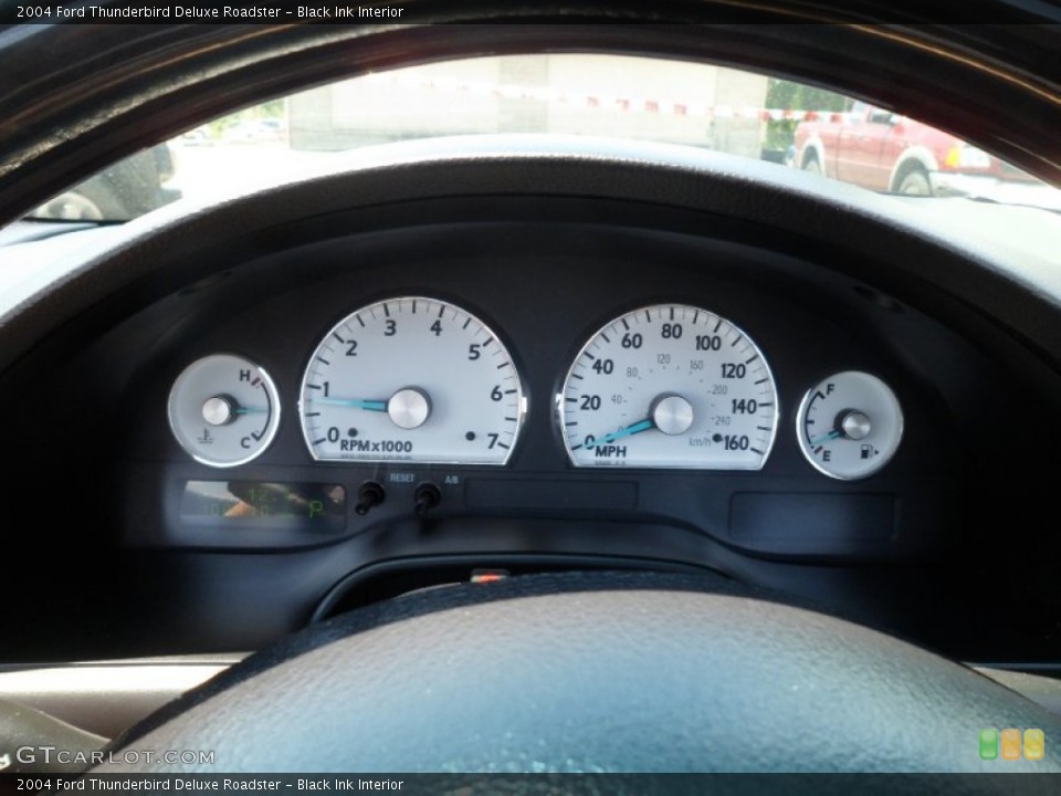 Black Ink Interior Gauges for the 2004 Ford Thunderbird Deluxe Roadster #66349445