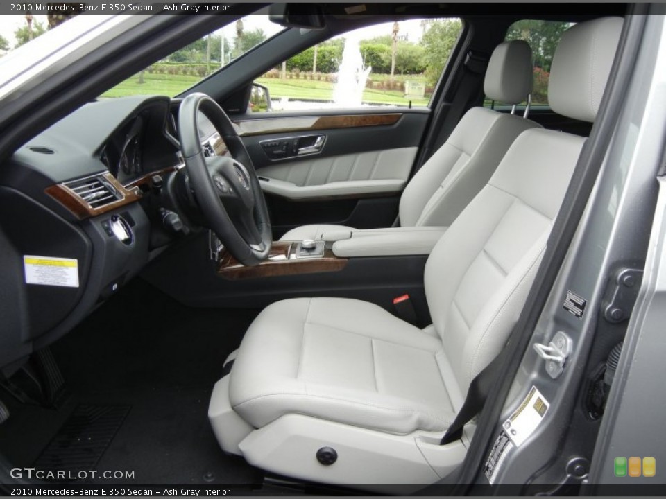 Ash Gray Interior Front Seat for the 2010 Mercedes-Benz E 350 Sedan #66350591