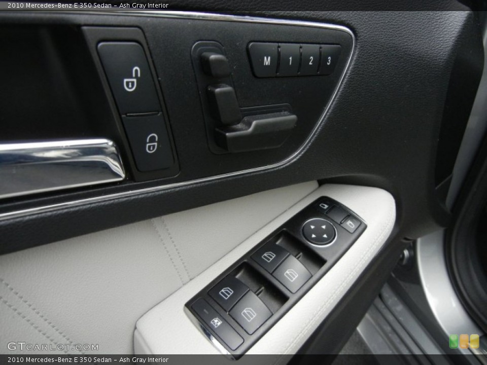 Ash Gray Interior Controls for the 2010 Mercedes-Benz E 350 Sedan #66350606