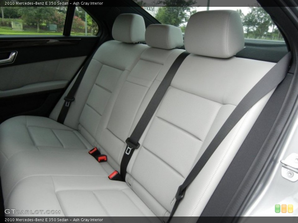 Ash Gray Interior Rear Seat for the 2010 Mercedes-Benz E 350 Sedan #66350623