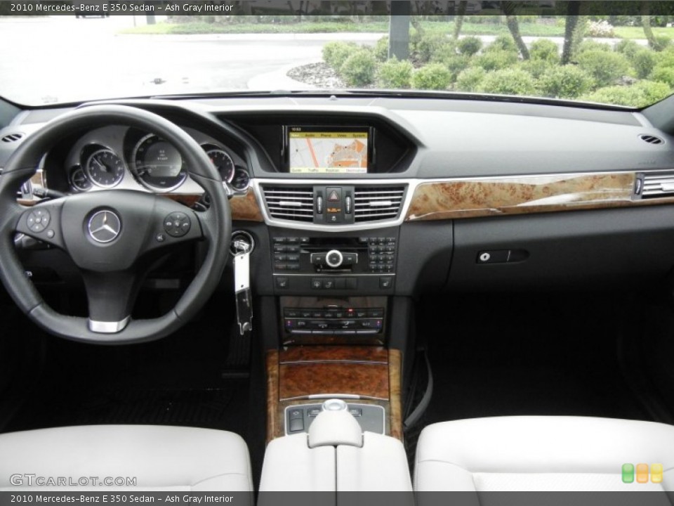 Ash Gray Interior Dashboard for the 2010 Mercedes-Benz E 350 Sedan #66350655