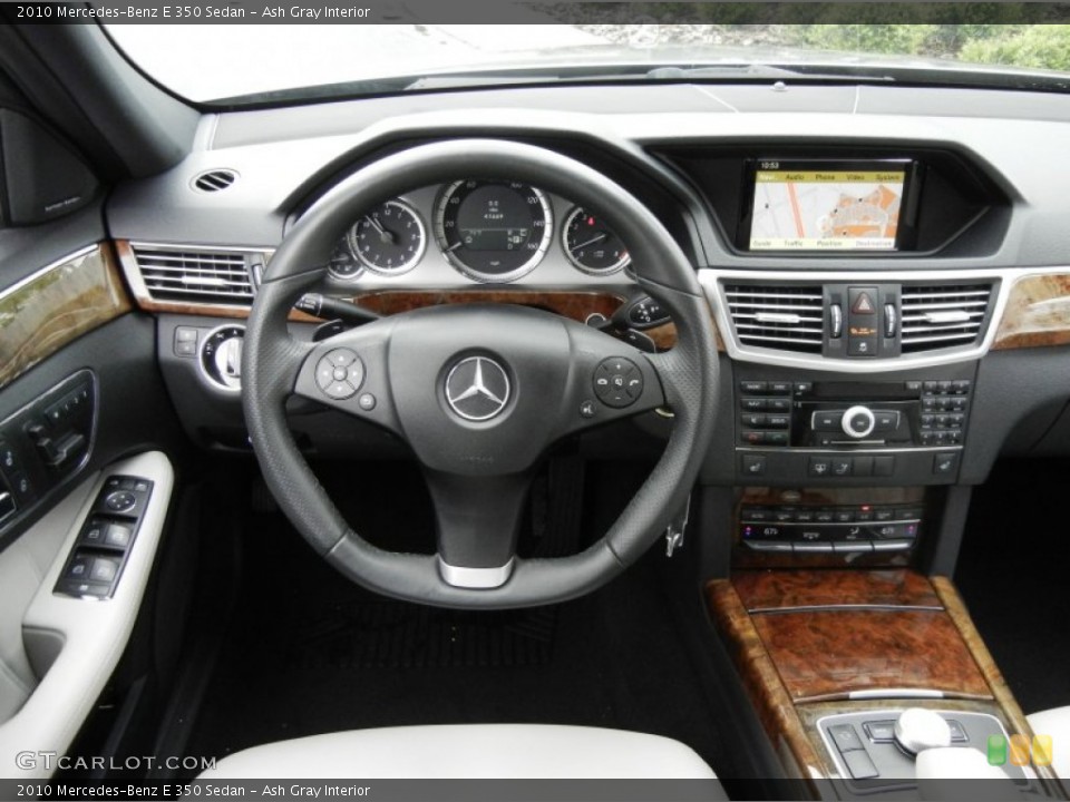 Ash Gray Interior Dashboard for the 2010 Mercedes-Benz E 350 Sedan #66350663