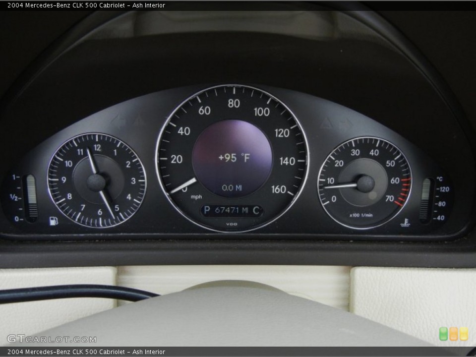 Ash Interior Gauges for the 2004 Mercedes-Benz CLK 500 Cabriolet #66351296