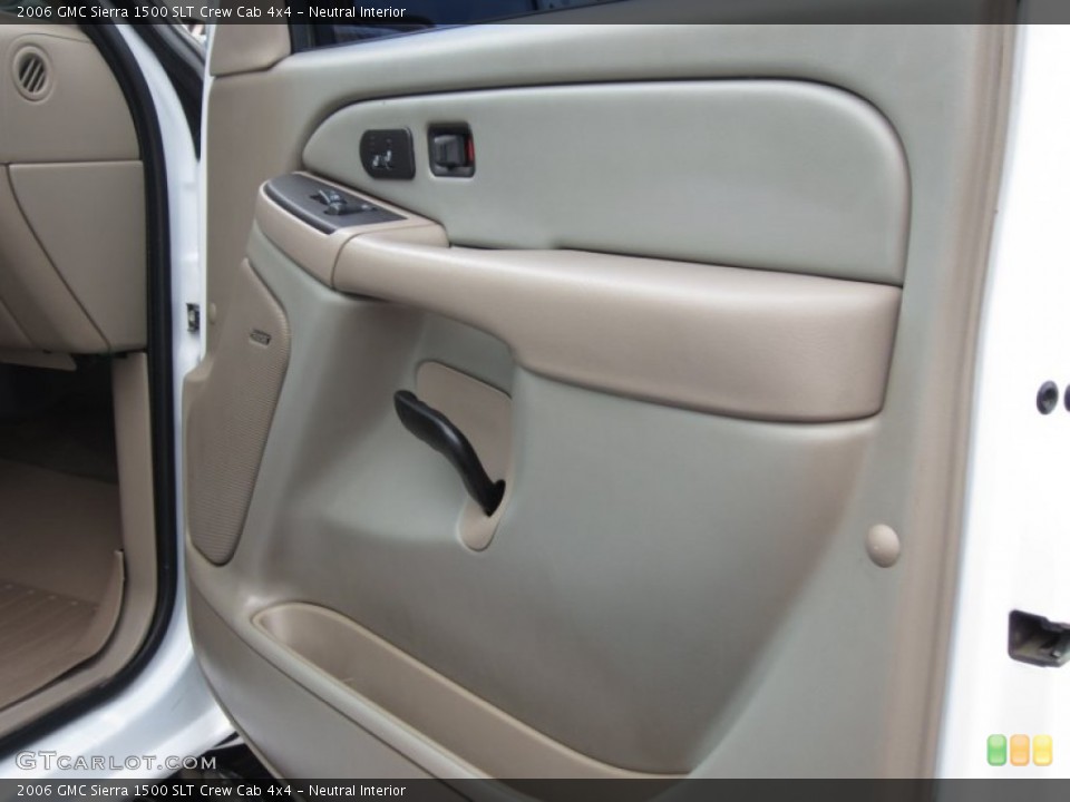 Neutral Interior Door Panel for the 2006 GMC Sierra 1500 SLT Crew Cab 4x4 #66351353