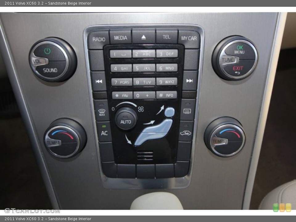 Sandstone Beige Interior Controls for the 2011 Volvo XC60 3.2 #66352298