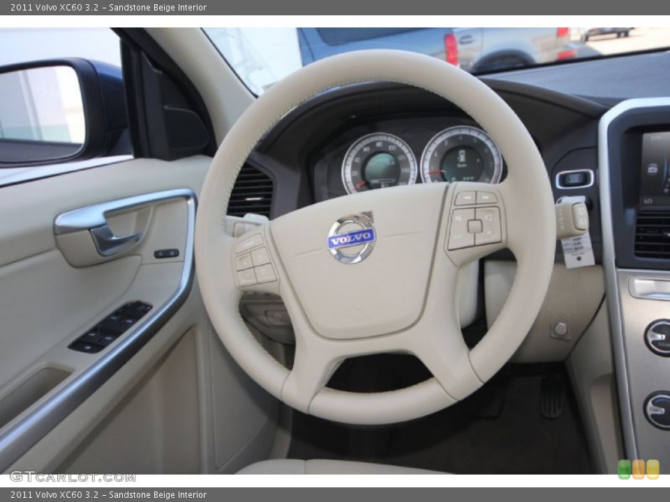 Sandstone Beige Interior Steering Wheel for the 2011 Volvo XC60 3.2 #66352340
