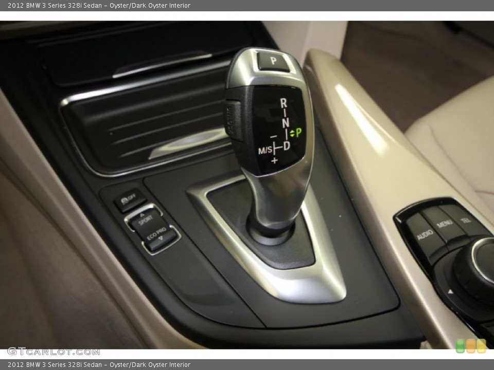 Oyster/Dark Oyster Interior Transmission for the 2012 BMW 3 Series 328i Sedan #66353927