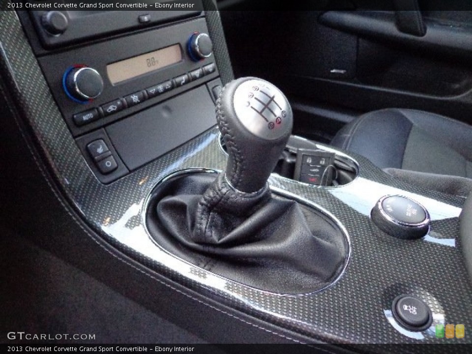 Ebony Interior Transmission for the 2013 Chevrolet Corvette Grand Sport Convertible #66354722