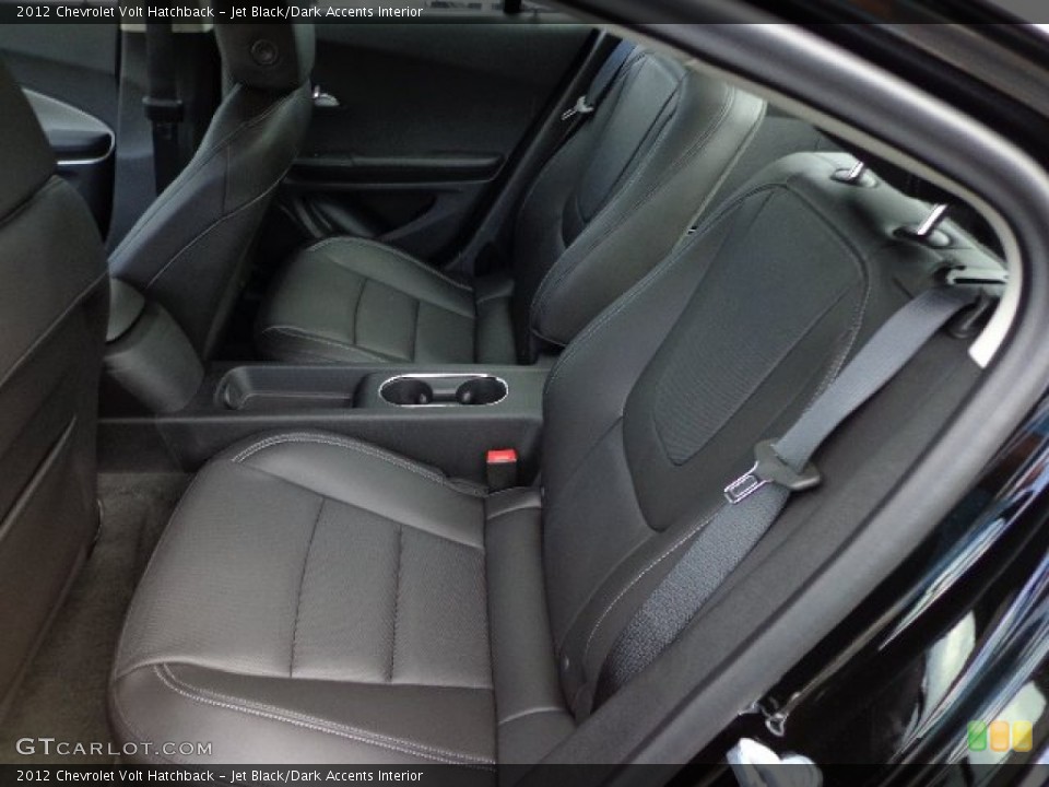 Jet Black/Dark Accents Interior Rear Seat for the 2012 Chevrolet Volt Hatchback #66355205