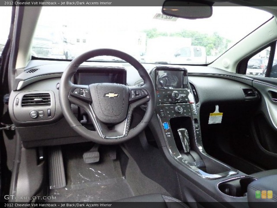 Jet Black/Dark Accents Interior Dashboard for the 2012 Chevrolet Volt Hatchback #66355214